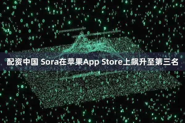 配资中国 Sora在苹果App Store上飙升至第三名